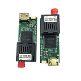 1-Channel HDMI + 1-Way TTL Optical Transceiver – BiDi, 20-60KM, 1×9, 1310/1550nm, Customizable