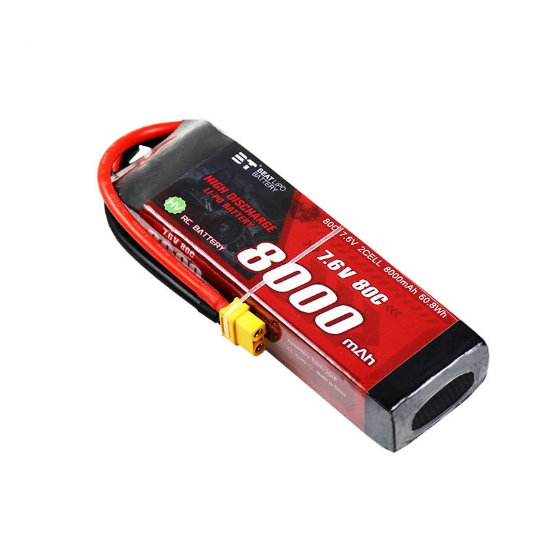 8000mAh 80C LiHV Battery Series – 2S / 3S / 4S / 6S High-Voltage High-Capacity Packs for RC & FPV (XT60 / Anti-Slip T-Plug)