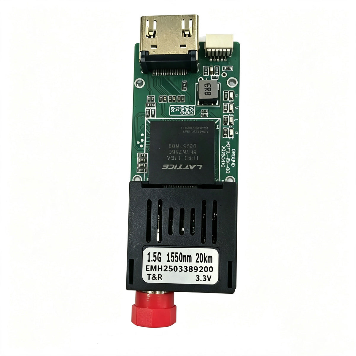 1-Channel HDMI + 1-Way TTL Optical Transceiver – BiDi, 20-60KM, 1×9, 1310/1550nm, Customizable