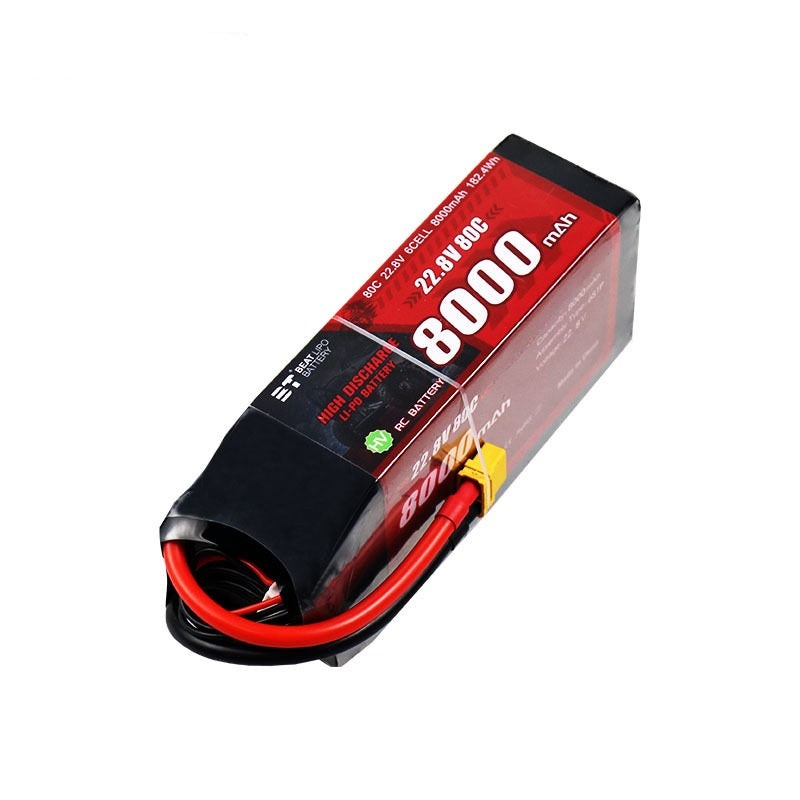 8000mAh 80C LiHV Battery Series – 2S / 3S / 4S / 6S High-Voltage High-Capacity Packs for RC & FPV (XT60 / Anti-Slip T-Plug)