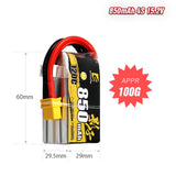 850mAh 120C LiHV Battery Series – 2S / 3S / 4S / 6S High-Voltage Packs for FPV Drones & Mini RC (XT60 / XT30)