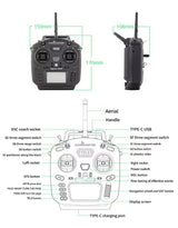 RadioMaster TX12 Mark II 2.4GHz 16CH FPV Radio Transmitter – ELRS / CC2500 Dual Protocol Option with EdgeTX & Hall Gimbals