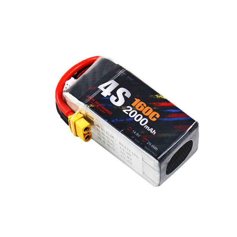 2000mAh 160C LiPo Battery Series – 4S / 6S High-Capacity High-Burst Packs for FPV Racing & RC (XT60 / XT30)