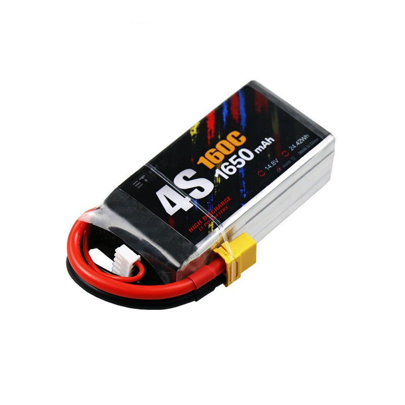 1650mAh 160C LiPo Battery Series – 4S / 6S High-Capacity High-Burst Packs for FPV Racing & Freestyle (XT60)