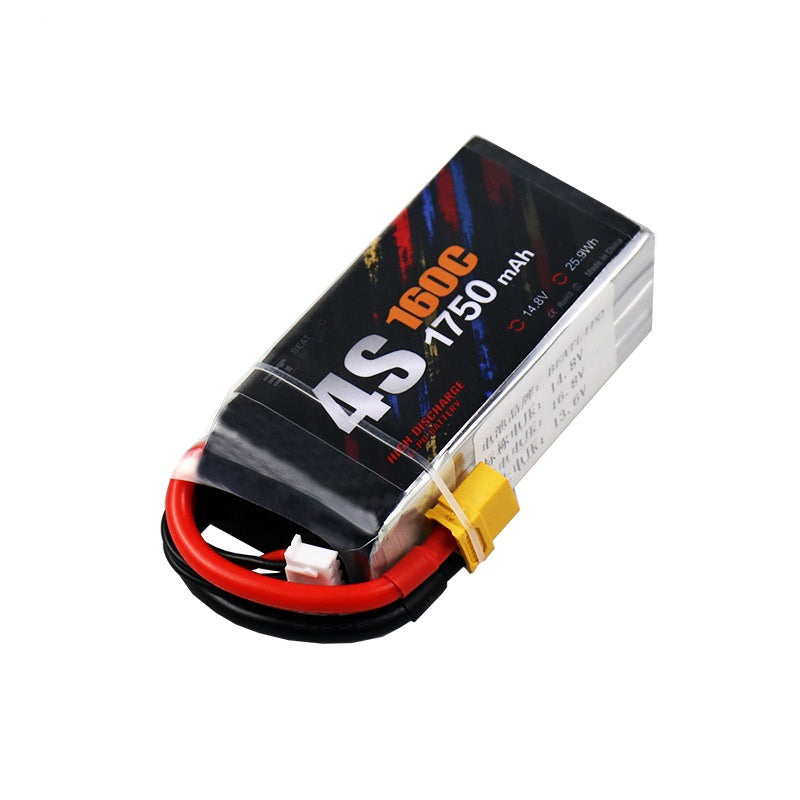 1750mAh 160C LiPo Battery Series – 4S / 6S High-Capacity High-Burst Packs for FPV Racing & Freestyle (XT60 / XT30)