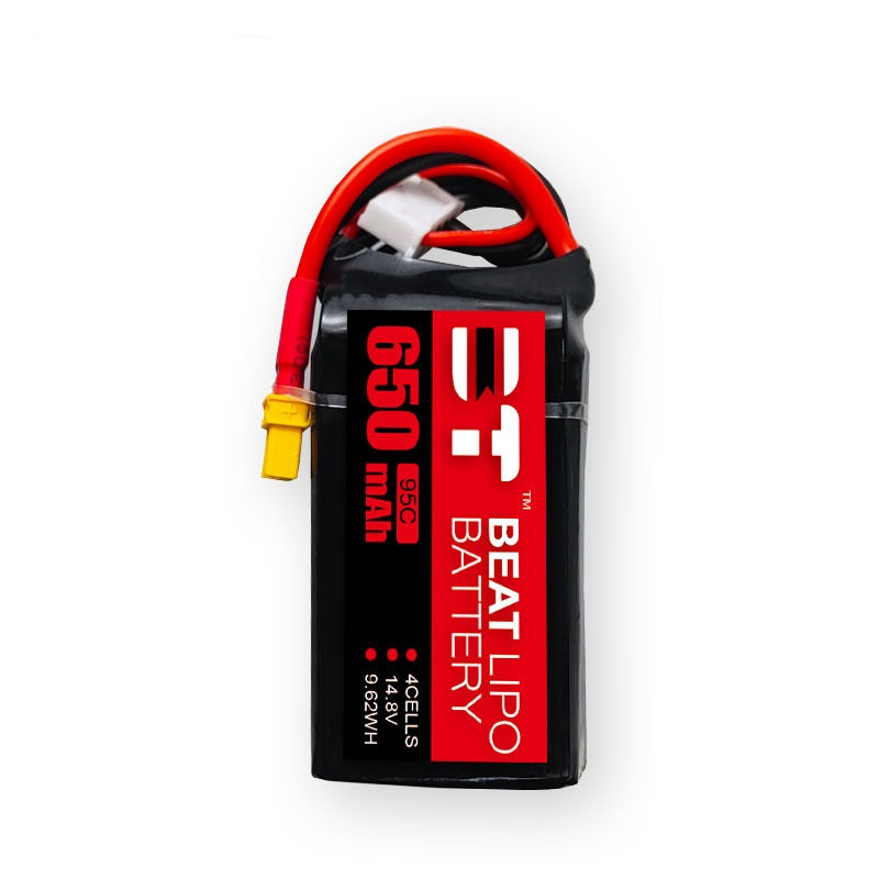 650mAh 95C LiPo Battery Series – 4S / 6S Ultra-Light High-Burst Packs for Micro FPV Drones (XT30)