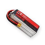 5500mAh 6S 22.2V 65C LiPo Battery – High-Capacity High-Burst Pack for Long-Range FPV & Large RC (XT60 / T-Plug)