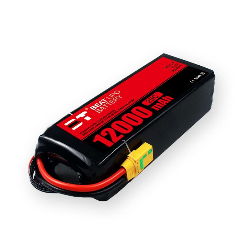 12000mAh 25C LiPo Battery Series – 6S / 8S High-Capacity Long-Endurance Packs for Heavy-Lift UAVs (XT90)