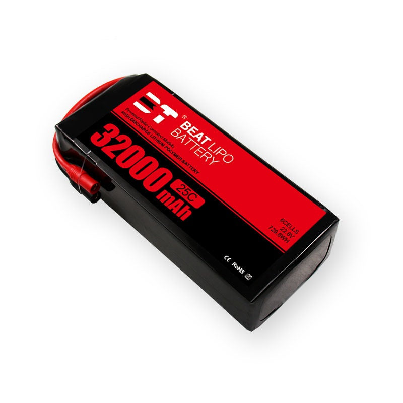 32000mAh 6S 22.8V 25C LiHV Battery – High-Capacity Solid-State Industrial Pack for Heavy-Lift UAVs (XT90 Anti-Spark)