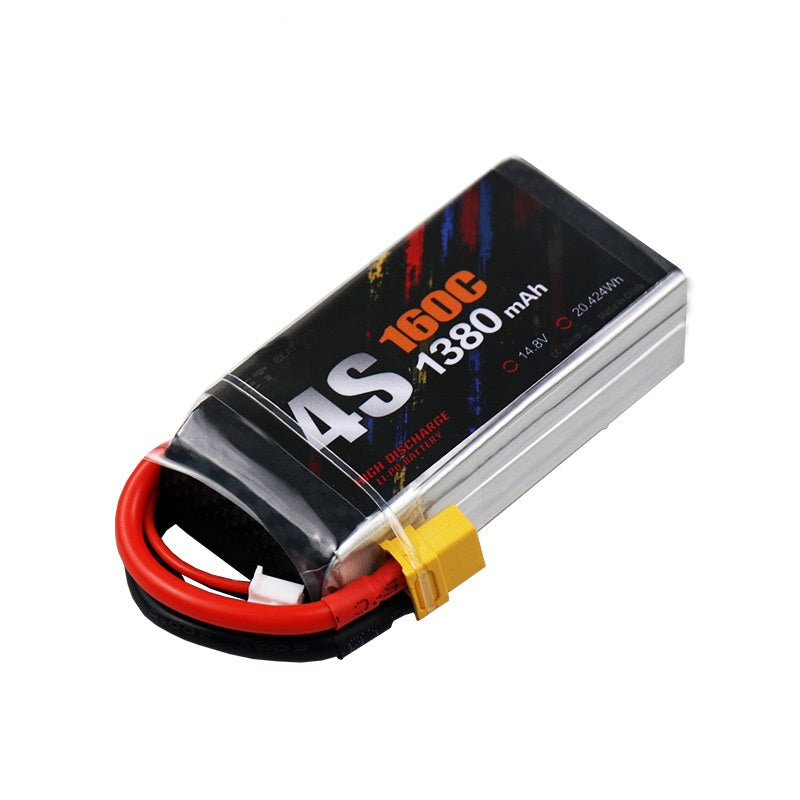 1380mAh 160C LiPo Battery Series – 4S / 6S Ultra-Light High-Burst Packs for FPV Racing & Freestyle (XT60 / XT30)