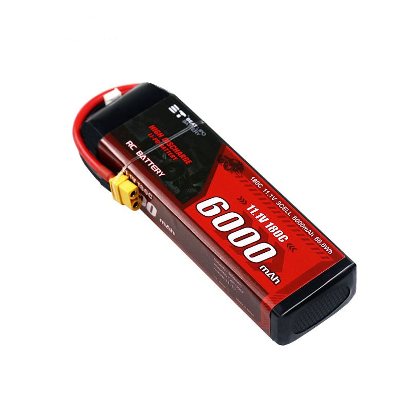 6000mAh 180C LiPo Battery Series – 3S / 4S Industry-Leading High-Burst Packs for RC Cars & FPV Drones (XT60 / T-Plug)