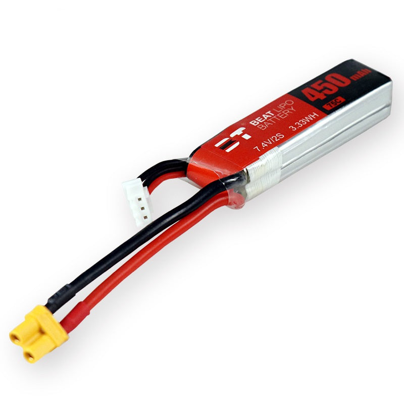 450mAh 75C LiPo Battery Series – 2S / 3S / 4S / 6S Ultra-Light High-Burst Packs for Micro FPV Drones (XT60 / XT30)