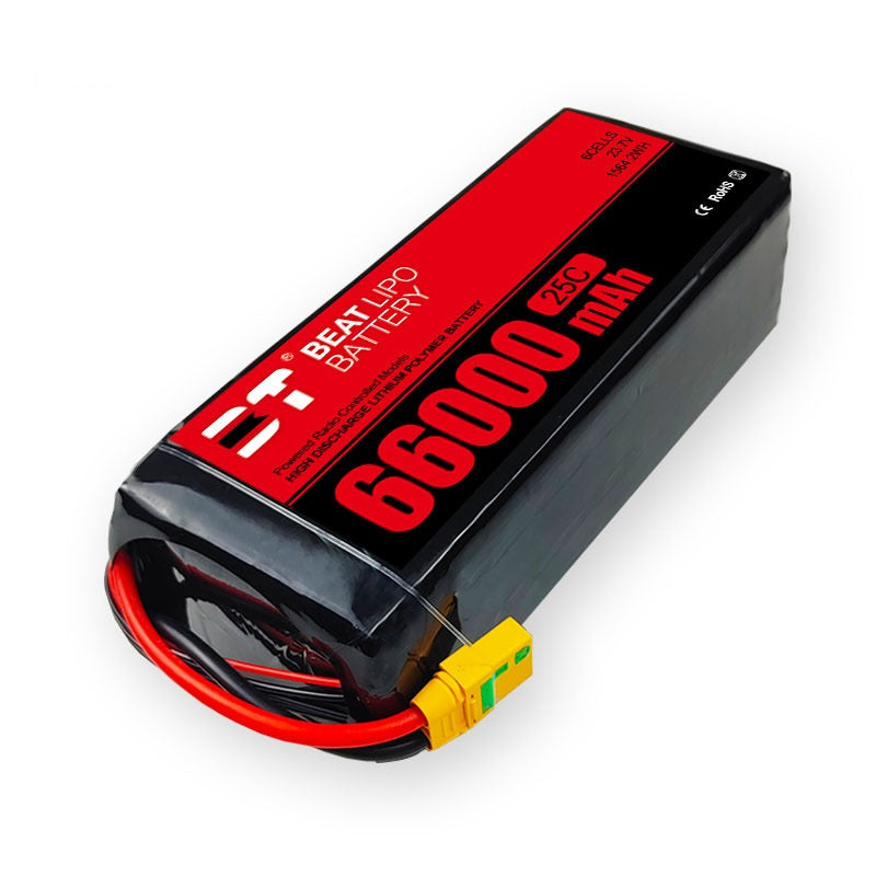 66000mAh 6S 23.7V 25C LiHV Battery – Heavy-Duty Solid-State High-Capacity Pack for Industrial UAVs (XT90 Anti-Spark)