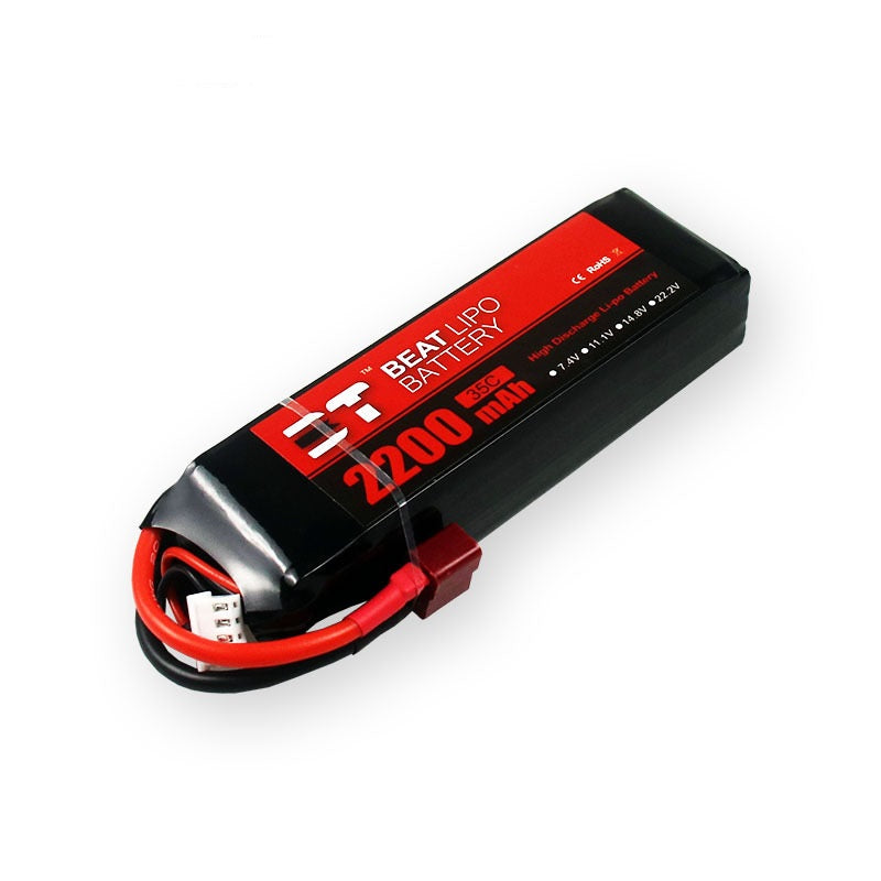2200mAh 3S 11.1V 35C LiPo Battery – High-Power Upgrade Pack for RC Cars & FPV Drones (XT60 / T-Plug)