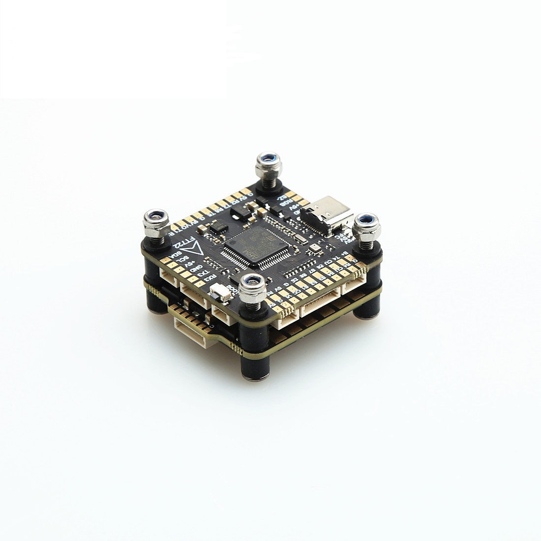 F722 Flight Controller + 3-6S 60A 4-in-1 BLHeli_S ESC Stack – Dual 5V/10V BEC, 16MB Blackbox, DSHOT600, for 7–10 Inch FPV Long-Range & Cinelifter Drones