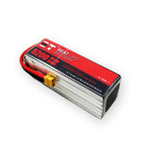 5200mAh 6S 22.2V 65C LiPo Battery – High-Capacity Race Pack for Large-Scale RC & FPV Drones (XT60 / T-Plug)