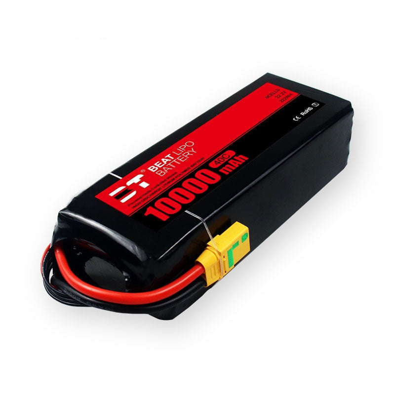10000mAh 40C LiPo Battery Pack – 4S / 6S / 8S for 10" FPV X-Class & Heavy-Lift Drones (XT90)