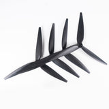 1308 13x8x3 Tri-Blade 13-Inch FPV Propeller Set – Reinforced Nylon, Heavy-Lift for Large DIY Drones, 2CW+2CCW, Black (4Pcs)