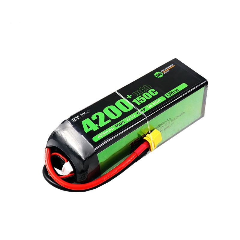4200mAh 6S 22.2V 150C LiPo Battery – High-Capacity High-Burst Pack for Large RC & FPV Drones (XT60)