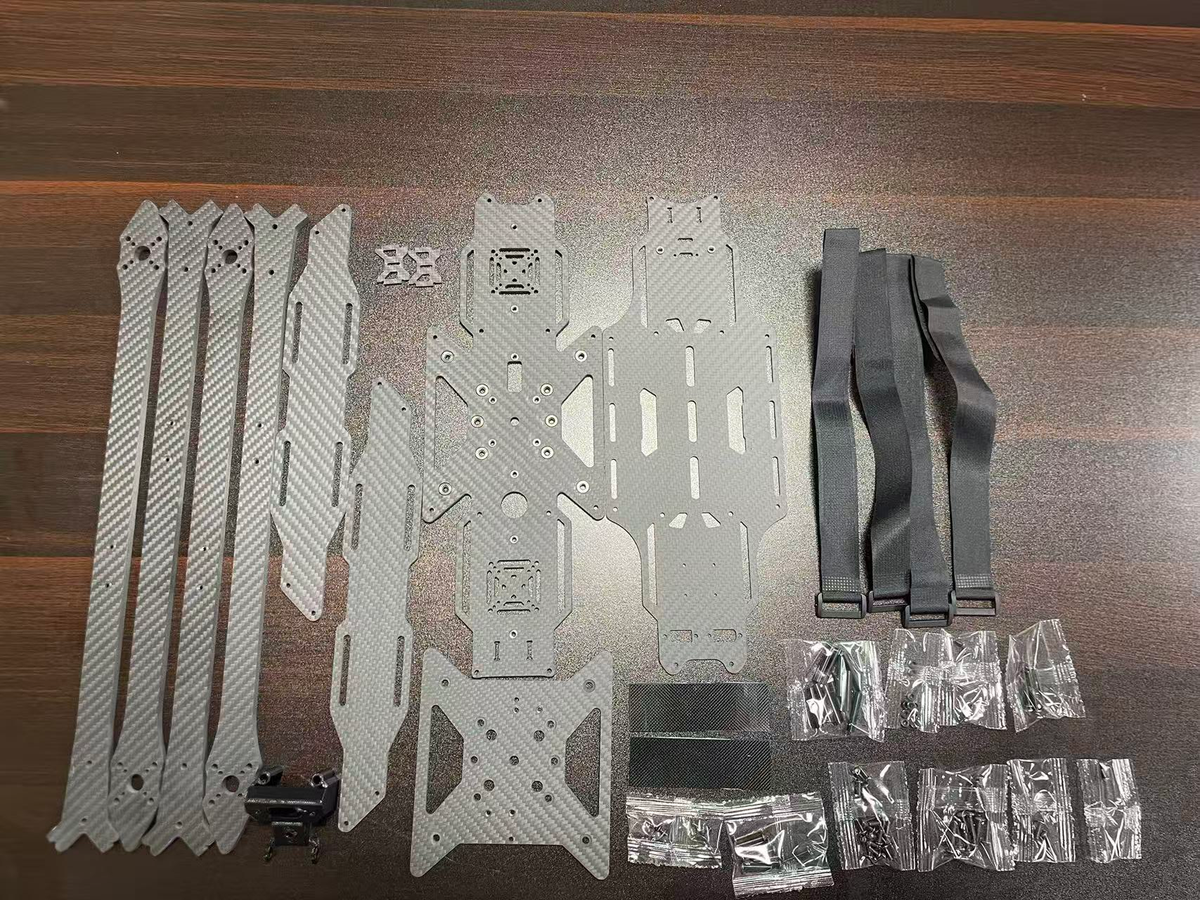 Mars 17" FPV Industrial Heavy-Lift Frame Kit – 775mm Wheelbase, 3K T300 Carbon, 10mm Ultra-Thick Arms, X-Type w/ 3D Printed Parts & Support Plates