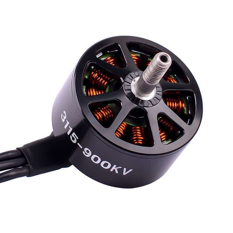 3115 600KV/900KV Brushless Motor 4-Pack – 9"–10" FPV Heavy-Lift Motor, 6S–12S High-Voltage Compatible with N52H Magnets