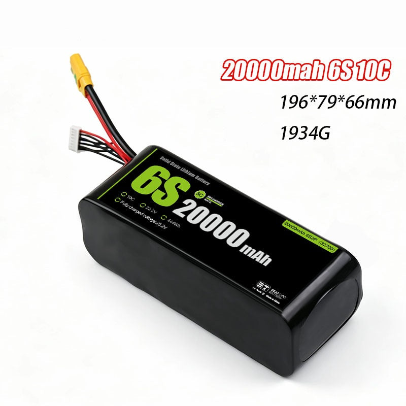 20000mAh 6S 22.2V 10C Li-ion Battery – Long-Endurance Industrial Power for UAVs & Survey Drones (XT90 Anti-Spark)