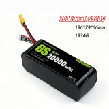 20000mAh 6S 22.2V 10C Li-ion Battery – Long-Endurance Industrial Power for UAVs & Survey Drones (XT90 Anti-Spark)