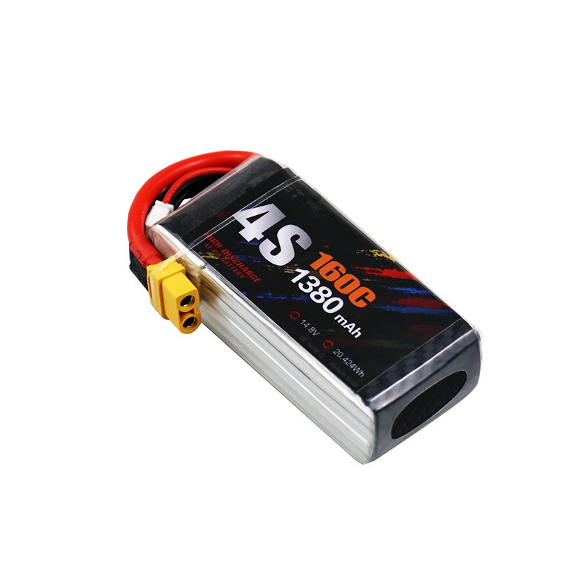 1380mAh 160C LiPo Battery Series – 4S / 6S Ultra-Light High-Burst Packs for FPV Racing & Freestyle (XT60 / XT30)