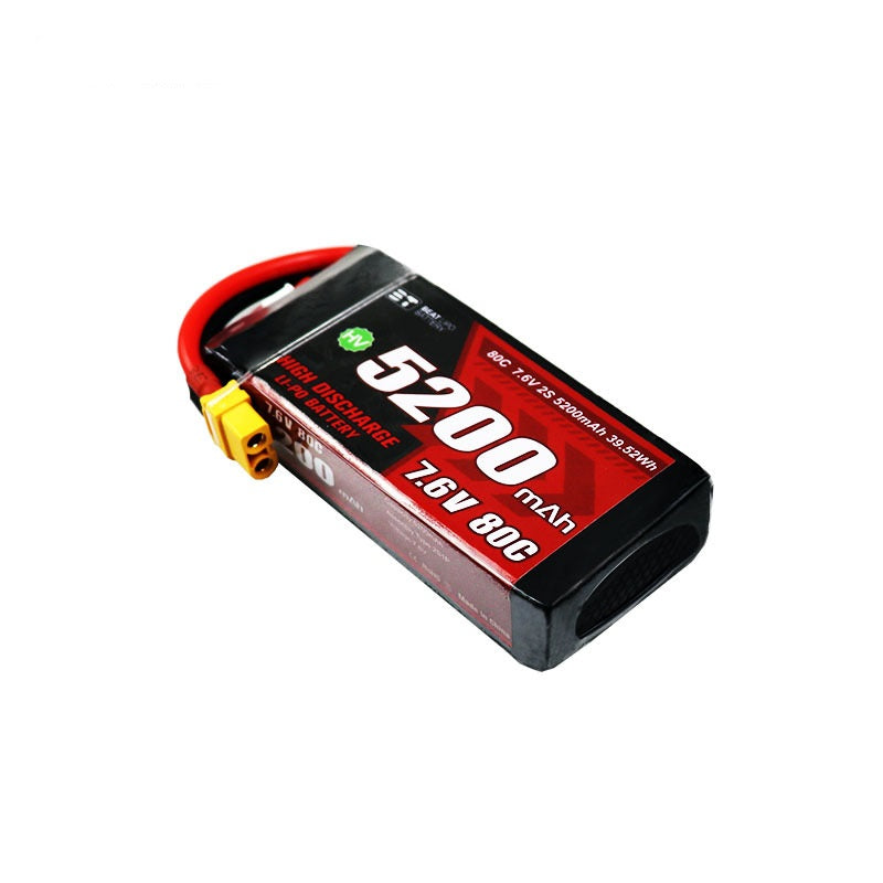 5200mAh 80C LiHV Battery Series – 2S / 3S High-Voltage High-Capacity Packs for RC Cars & FPV Drones (XT60 / T-Plug)