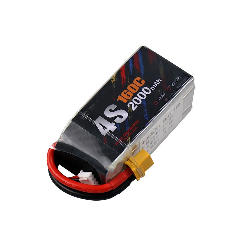 2000mAh 160C LiPo Battery Series – 4S / 6S High-Capacity High-Burst Packs for FPV Racing & RC (XT60 / XT30)