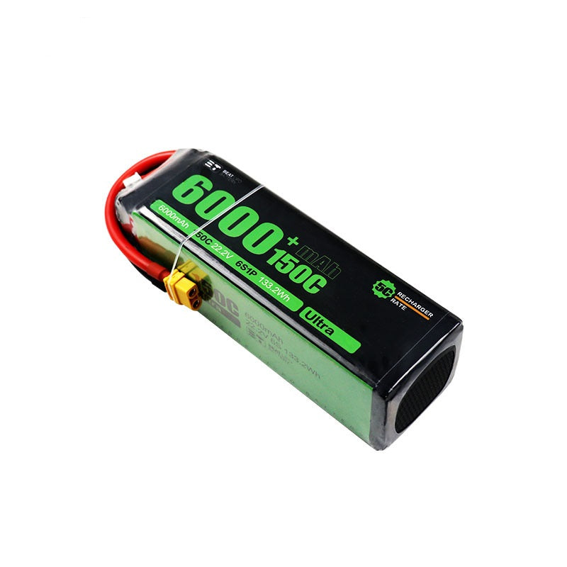 6000mAh 6S 22.2V 150C LiPo Battery – Ultimate High-Capacity Race Pack for Large-Scale RC & FPV (XT60)