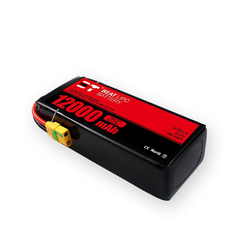 12000mAh 25C LiPo Battery Series – 6S / 8S High-Capacity Long-Endurance Packs for Heavy-Lift UAVs (XT90)