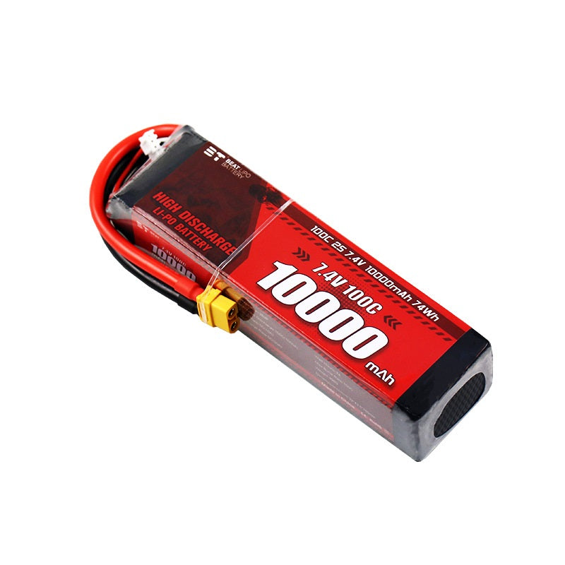 10000mAh 100C LiPo Battery Series – 2S / 3S / 4S High-Capacity High-Burst Packs for RC Cars & FPV Drones (XT60 / T-Plug)