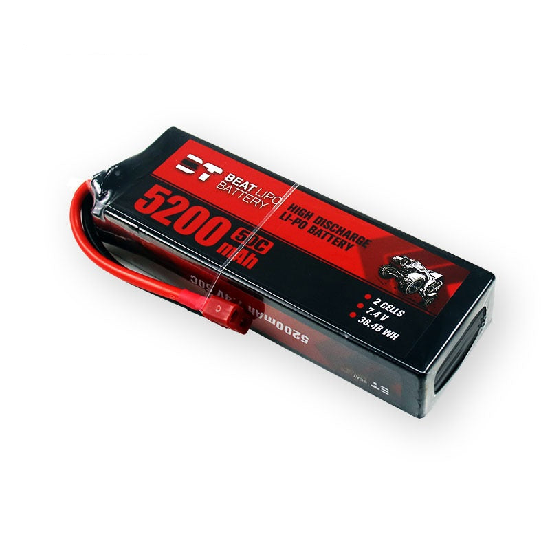 5200mAh 50C Hardcase LiPo Battery Series – 2S / 3S Competition-Grade Packs for RC Cars & FPV Drones (XT60 / T-Plug)
