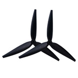 1050 10x5x3 Tri-Blade 10-Inch FPV Propeller Set – Reinforced Nylon, High-Efficiency for DIY RC Drones, 2CW+2CCW Black (4Pcs)