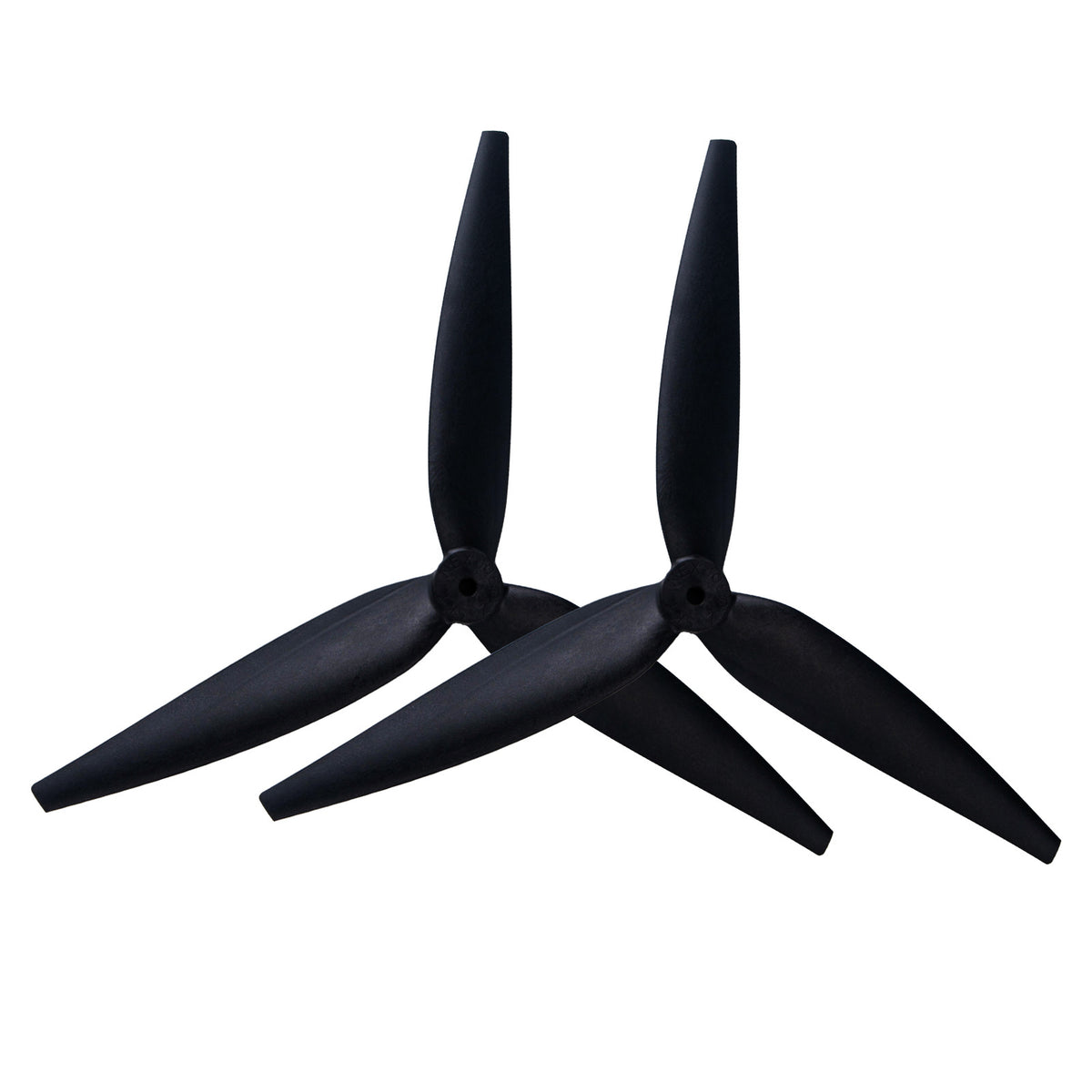 1050 10x5x3 Tri-Blade 10-Inch FPV Propeller Set – Reinforced Nylon, High-Efficiency for DIY RC Drones, 2CW+2CCW Black (4Pcs)