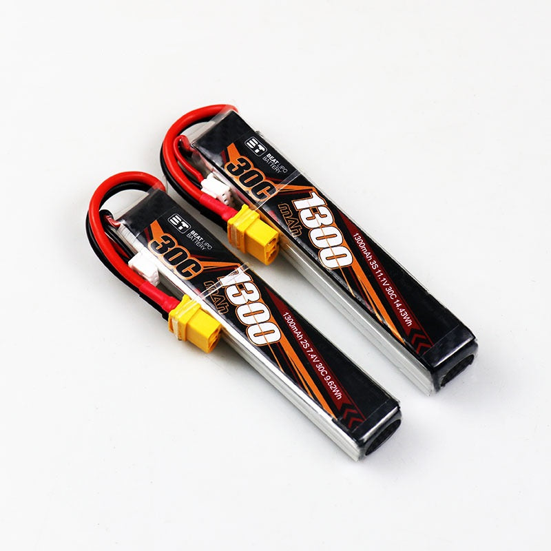 1300mAh 30C LiPo Battery Series – Ultra-Slim Long-Run Packs for RC Cars & FPV Aircraft (XT30 / 2S-3S)