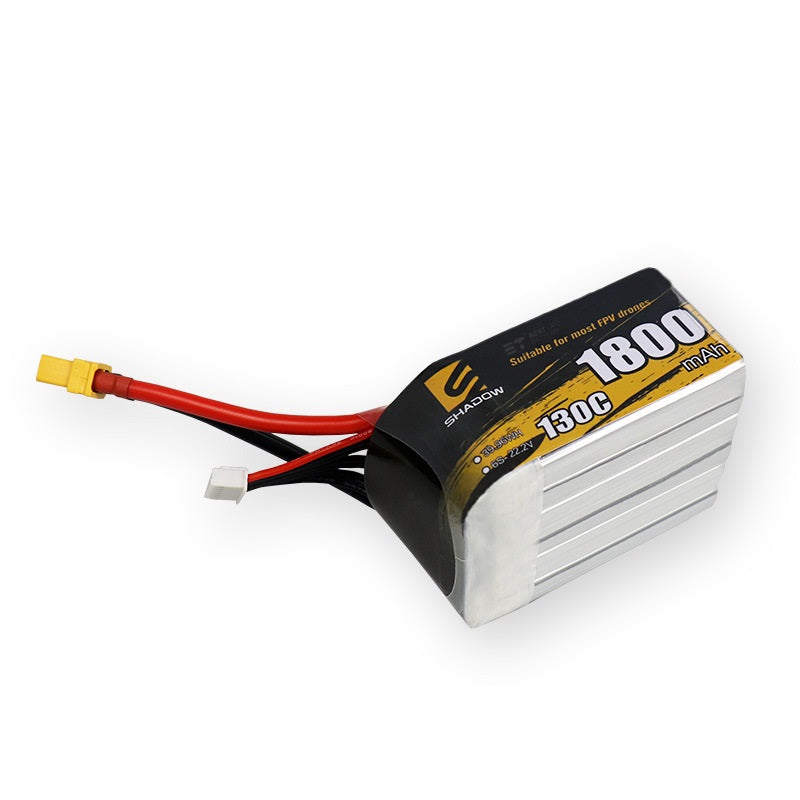 1800mAh 130C LiPo Battery Series – 4S / 6S High-Capacity High-Burst Packs for FPV Racing & Freestyle (XT60)