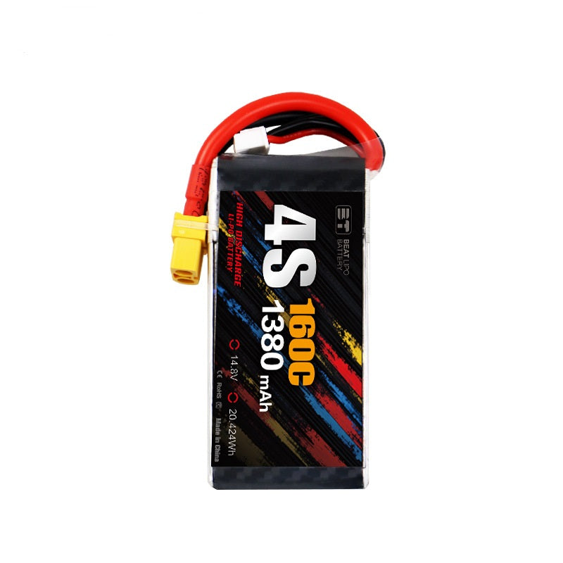 1380mAh 160C LiPo Battery Series – 4S / 6S Ultra-Light High-Burst Packs for FPV Racing & Freestyle (XT60 / XT30)