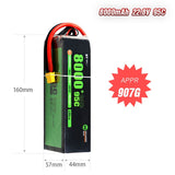 8000-9500mAh 6S 95C LiHV Battery Series – High-Capacity High-Burst Packs for X-Class & Heavy-Lift FPV (XT60 / XT90 Anti-Spark)