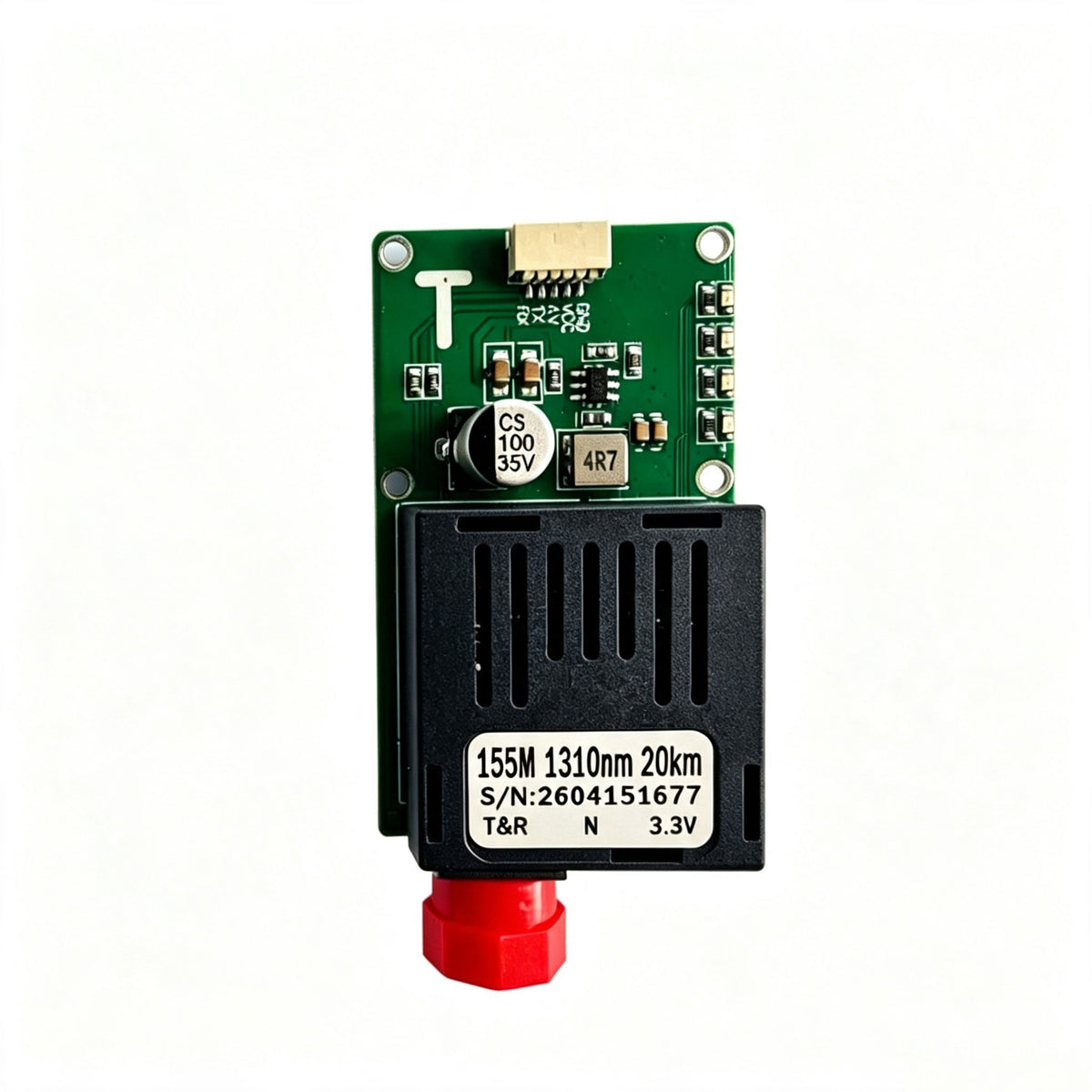 1×9 TTL Single-Fiber BiDi Transceiver Optic Module – 1V 1-Channel, 20-100KM, 2510-A Type (FC/ST/SC Optional)