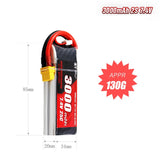 3000mAh 25C LiPo Battery Series – 2S / 3S High-Capacity Long-Endurance Packs for FPV Drones & RC (XT60 / Anti-Slip T-Plug)