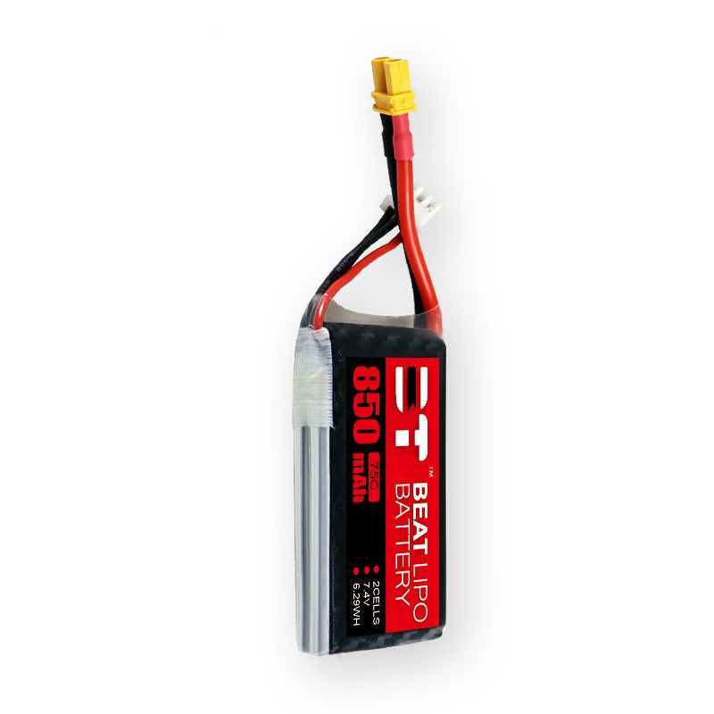 850mAh 75C LiPo Battery Series – 2S / 4S / 6S Ultra-Light High-Burst Packs for FPV Drones & Mini RC (XT60 / XT30)