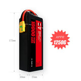 10000mAh 40C LiPo Battery Pack – 4S / 6S / 8S for 10" FPV X-Class & Heavy-Lift Drones (XT90)