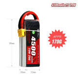 4500mAh 25C LiHV Battery Series – 2S / 3S High-Capacity Long-Endurance Packs for RC & FPV (XT60 / Anti-Slip T-Plug)