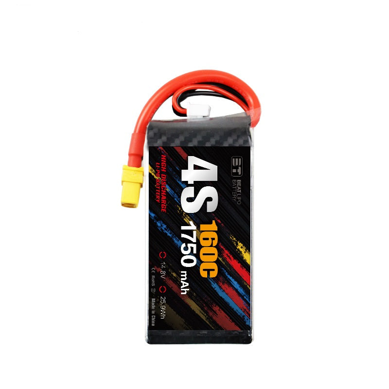 1750mAh 160C LiPo Battery Series – 4S / 6S High-Capacity High-Burst Packs for FPV Racing & Freestyle (XT60 / XT30)
