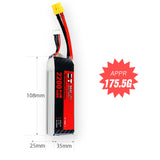 2200mAh 3S 11.1V 25C LiPo Battery – All-Purpose RC & FPV Drone Power Pack (XT60 / T-Plug)
