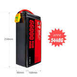 66000mAh 6S 23.7V 25C LiHV Battery – Heavy-Duty Solid-State High-Capacity Pack for Industrial UAVs (XT90 Anti-Spark)