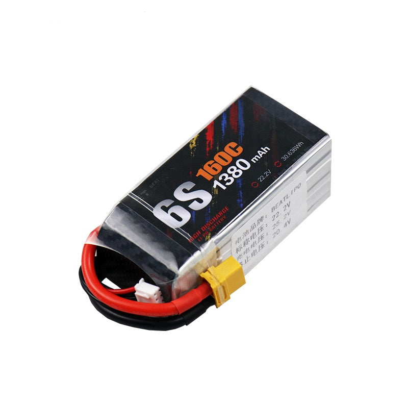 1380mAh 160C LiPo Battery Series – 4S / 6S Ultra-Light High-Burst Packs for FPV Racing & Freestyle (XT60 / XT30)
