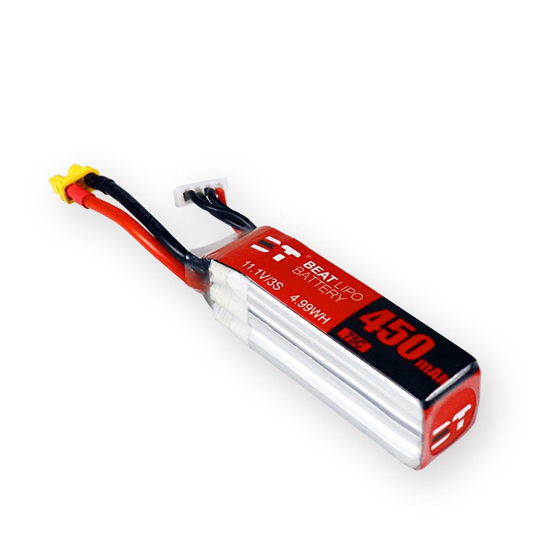 450mAh 75C LiPo Battery Series – 2S / 3S / 4S / 6S Ultra-Light High-Burst Packs for Micro FPV Drones (XT60 / XT30)